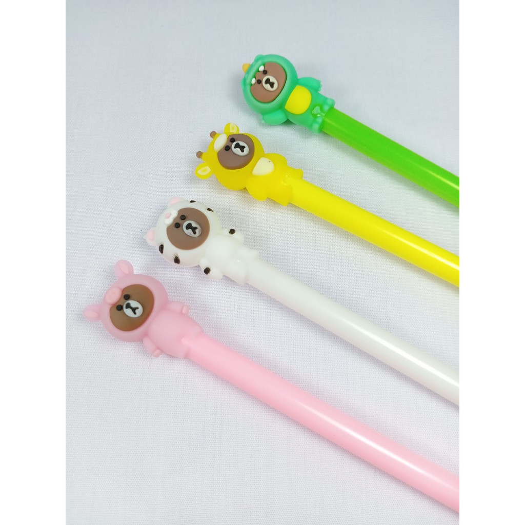 

Bolpen Gel Beruang Line Lucu C0039 isi 3 pcs