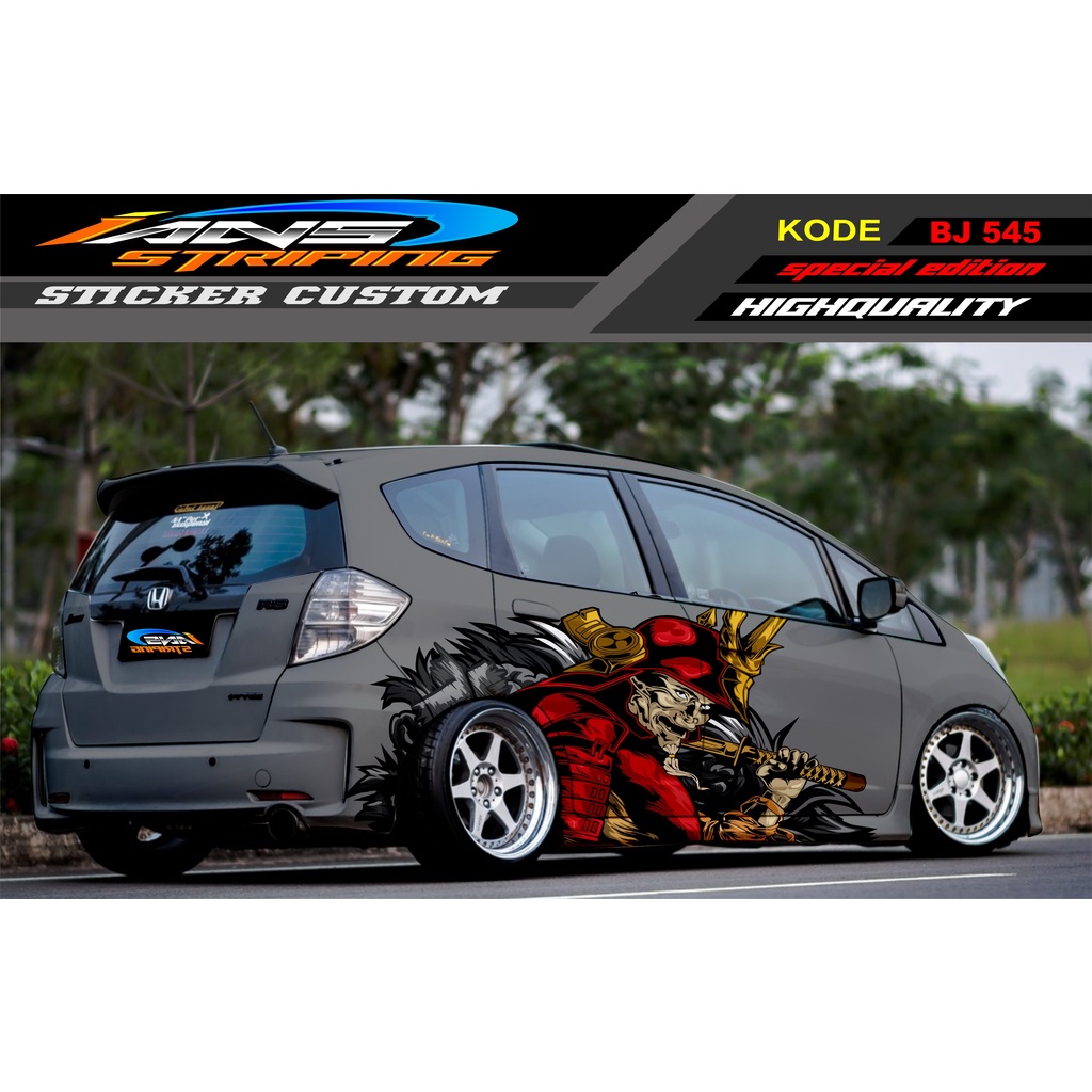 STICKER VARIASI MOBIL JAZZ BRIO AGYA SIGRA YARIS / DECAL MOBIL / STIKER DECAL MOBIL TERBARU