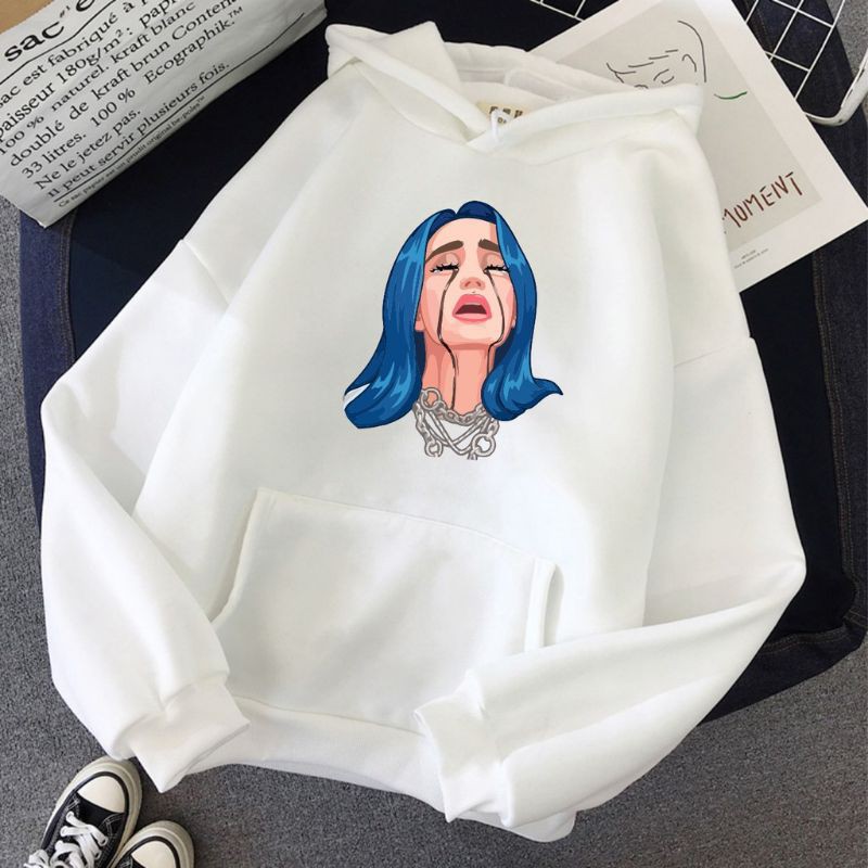 BILLIE CRYING SWEATER HOODIE WANITA PRIA TERMURAH TERLARIS'