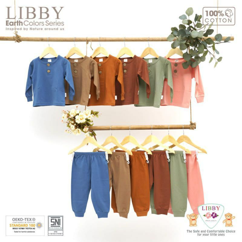 Libby polos/ setelan panjang/ Libby fave set
