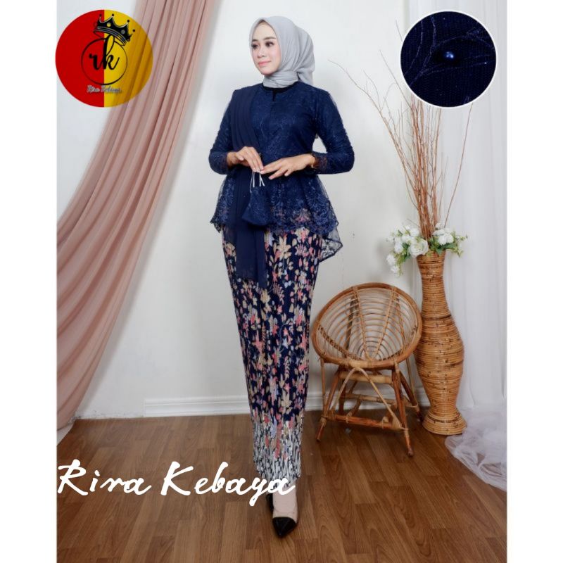 Seragam Kebaya Selendang Terlaris Blouse selendang Premium Nikahan Kebaya Aurora Selendang Murah