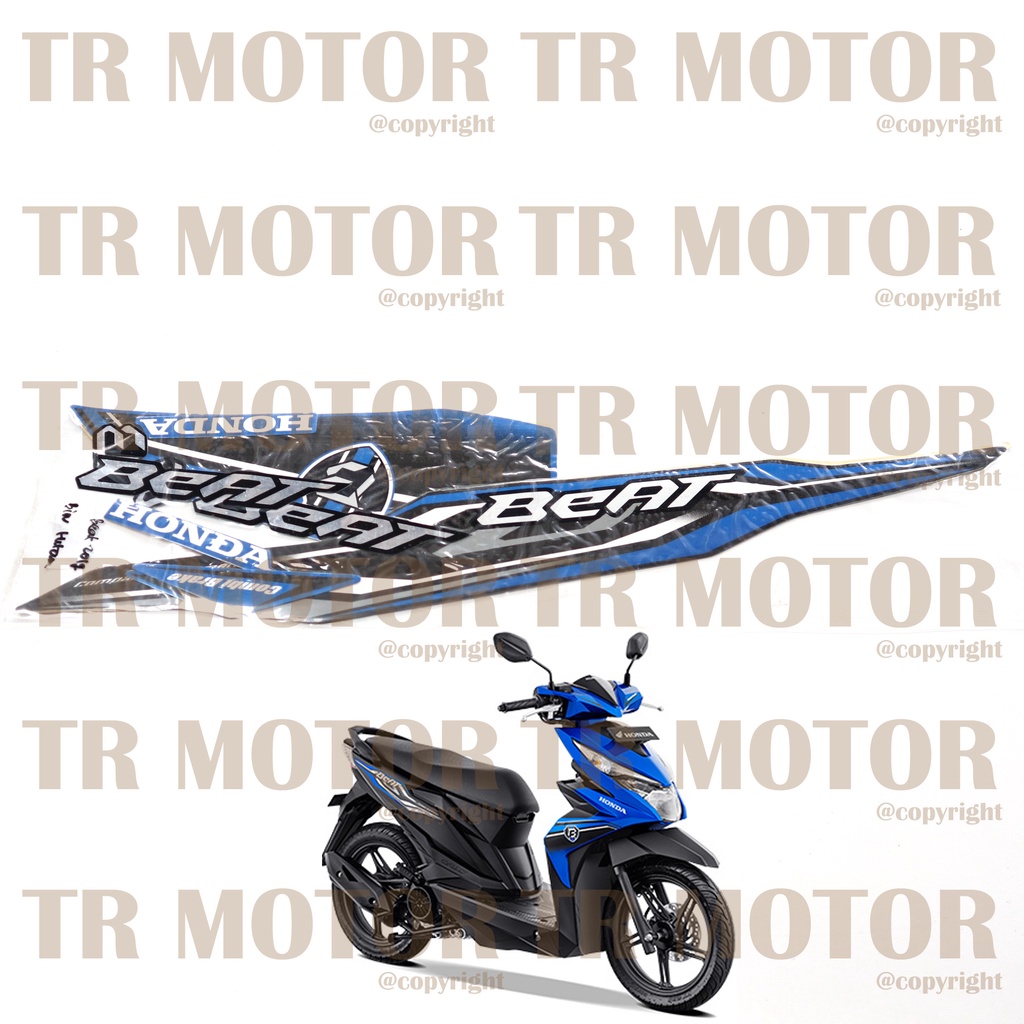 Stiker Motor Beat 2019 Sticker Striping Full Set Body Motor