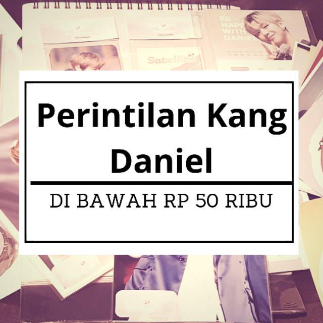 Perintilan Kang Daniel dr Season Greeting Fansite ColorofDaniel
