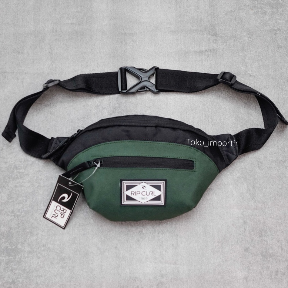 Waistbag Ripcurl Mirror Original Tas Pinggang Pria Kualitas Import Full Tag