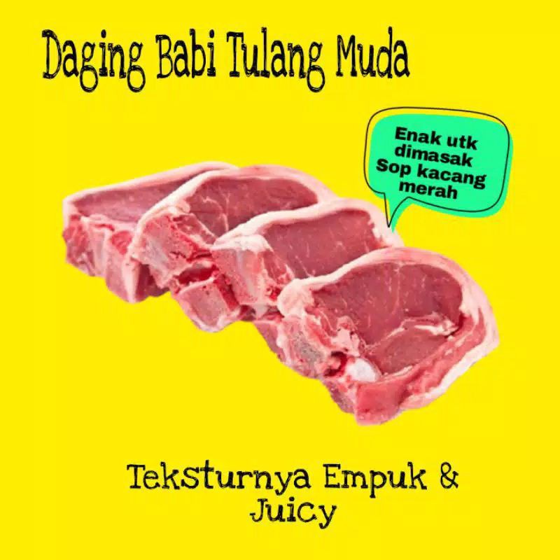 

Daging Babi Tulang Muda (Kota Malang)