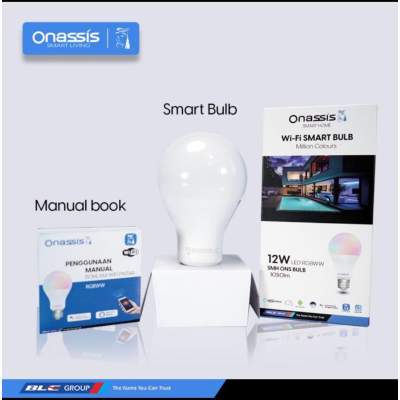 ONASSIS SMART LIGHT BULB 12 W / Lampu Onassis Smart Home / LAMPU LED