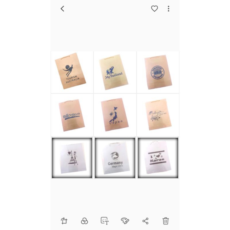 

tas kertas paperbags kantong kertas