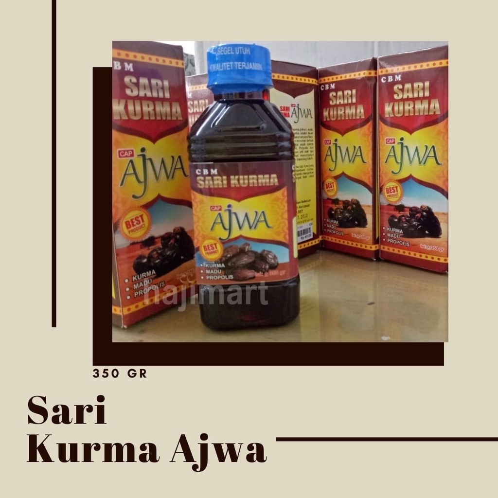 

[ORIGINAL] CBM SARI KURMA AJWA 350 GR