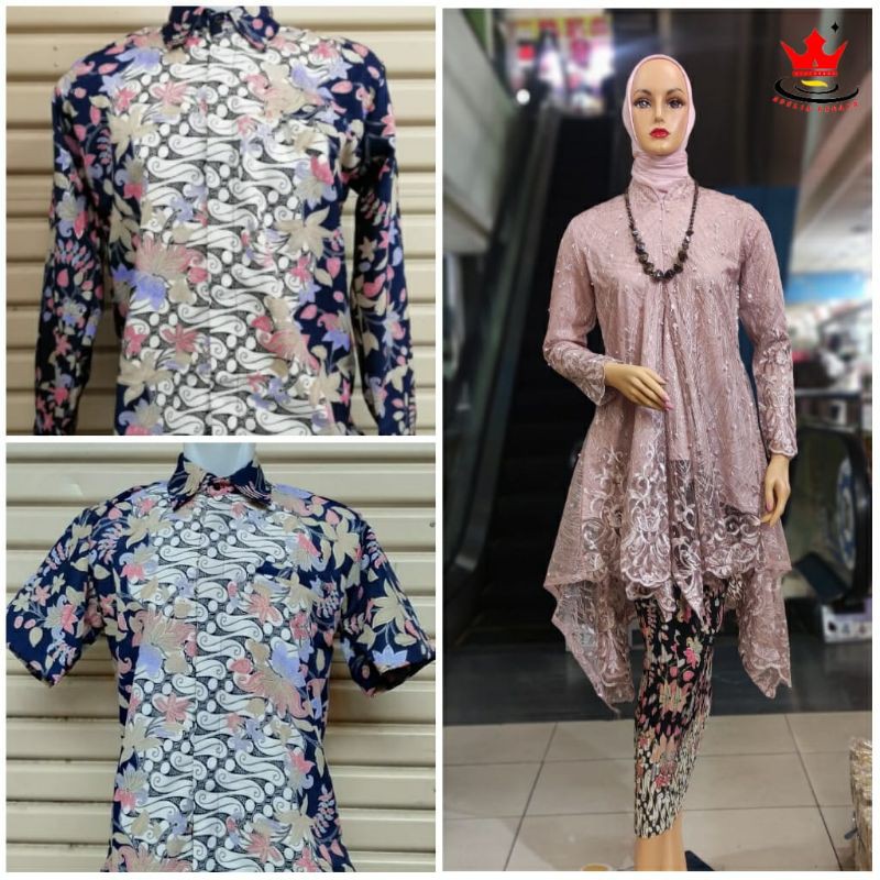 tunik Arumi / kebaya couple terbaru / kebaya wisuda modern / kebaya suami istri / kebaya cantik