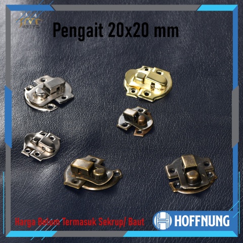 Kunci Pengait Box 20 x 20 mm Gembok Box Kuncian Kotak Mahar Seserahan