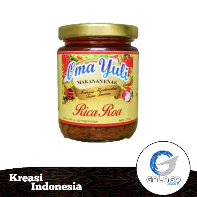 

Sambal Rica Roa Oma Yuli Khas Manado