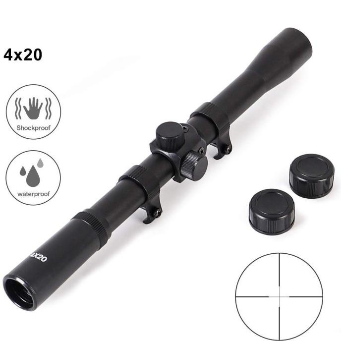 Teleskop Teropong Riflescope 4x20 Bisa Untuk Semua Jenis Senapan / Teleskop 4x20 Bushnell / Riflescope Murah