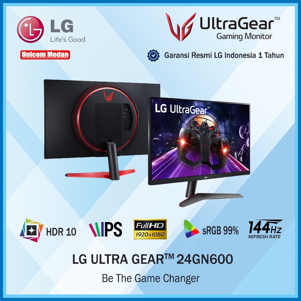 Monitor LG 24GN600 144Hz FHD IPS HDR10