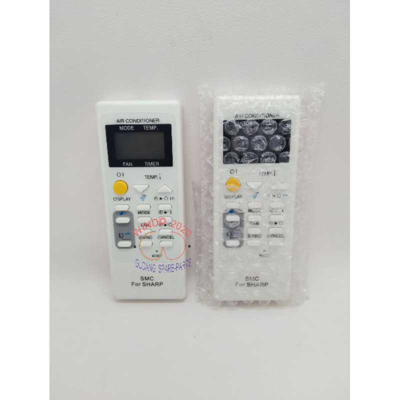 REMOTE AC SHARP ION / REMOT AC SHARP /  CONTROL / KONTROL AC UNIVERSAL / UNIPERSAL SHARP ION CLUSTER