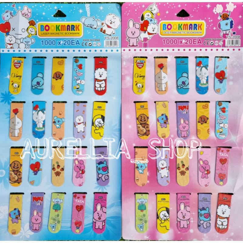 

[COD] Pembatas Buku Magnet Karakter Lucu