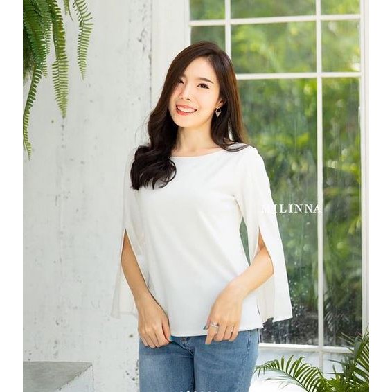Milinna - CAPE Top (White only)