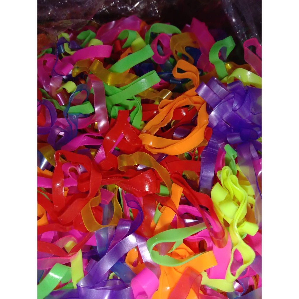 Aksesoris ikat rambut anak karet jepang ukuran jumbo besar 100 GRAM