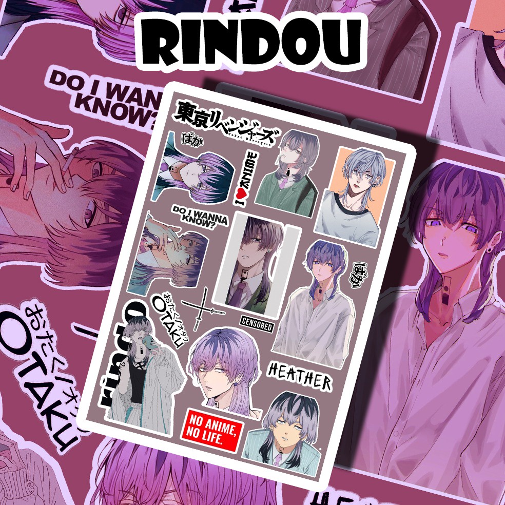STICKER ANIME // STIKER ANIME UNCUTTING // STICKER TOKYO REVENGERS NARUTO HAIKYUU ATTACK ON TITAN KIMETSU NO YAIBA JUJUTSU KAISEN HXH ONE PIECE-RINDOU