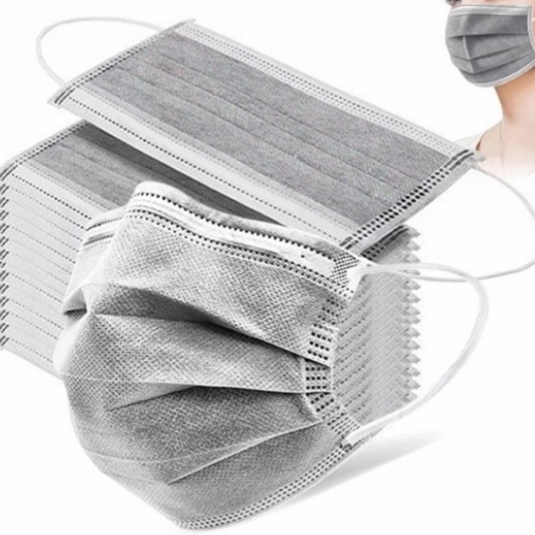 [ 1Kg = 10Box ] MASKER NON MEDIS 3PLY ISI 50PCS WARNA.