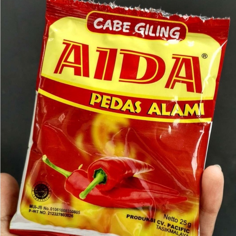 

Cabe Bubuk Aida Pedas 25 Gram