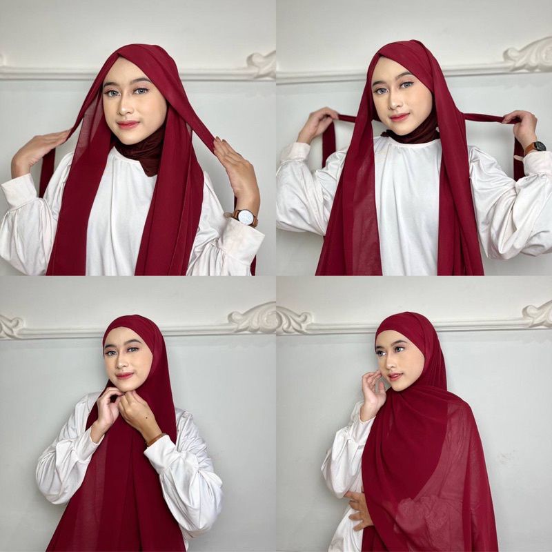 PASHMINA INSTAN MALAYSIA CERUTY BABYDOLL // PAHSMINA MALAY/ HIJAB PASHMINA INSTAN MELAYU