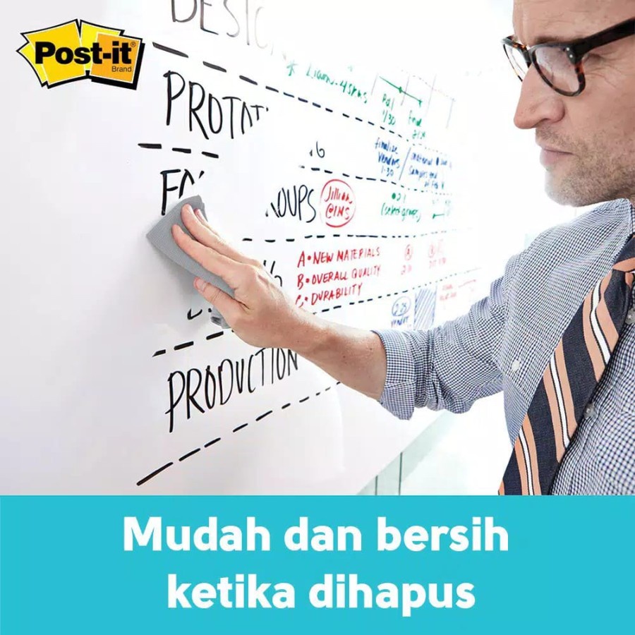 Post-It 3M Papan Tulis Dry Erase Surface DEF 3x2 Whiteboard