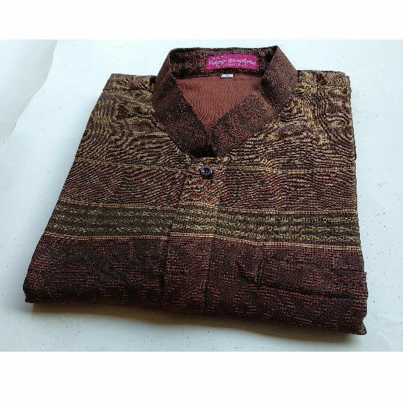 Kemeja Tenun Baron 1 D koko