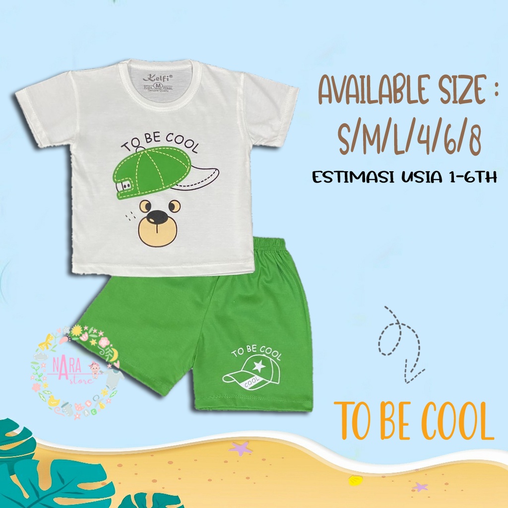 Setelan Anak Cowok 1-8 tahun The Hobby Series/Setelan Anak Kelfi/baju anak murah/Baju anak laki-laki-To be cool