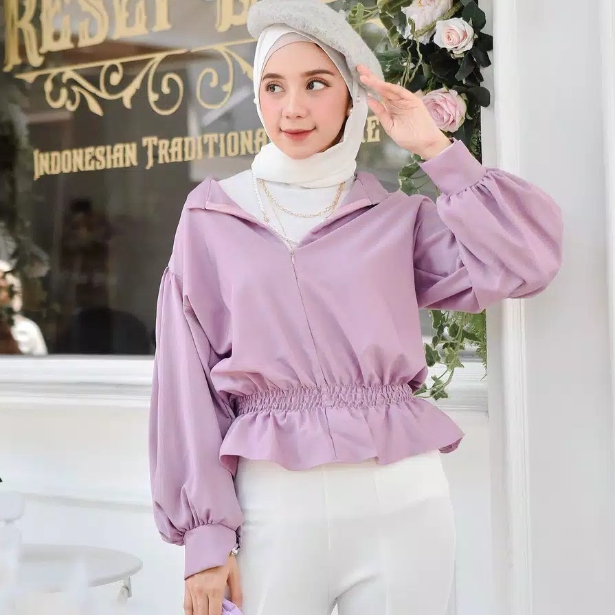 SEERLIGHT BOX - DERA BLOUSE KERUT ATASAN WANITA