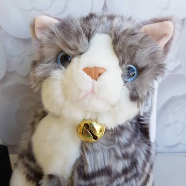 BONEKA KUCING CLEOMY CAT 10&quot; ABU SILVER