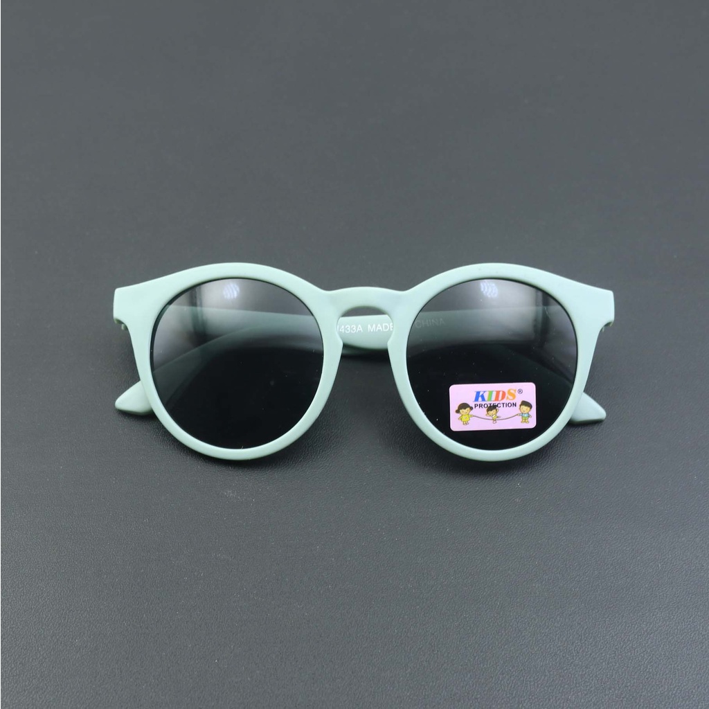 433/KACAMATA FASHION ANAK LUCU KEKINIAN/KACAMATA ANAK HITAM GAYA MURAH/KACAMATA ANAK WANITA-HIJAU TOSCA