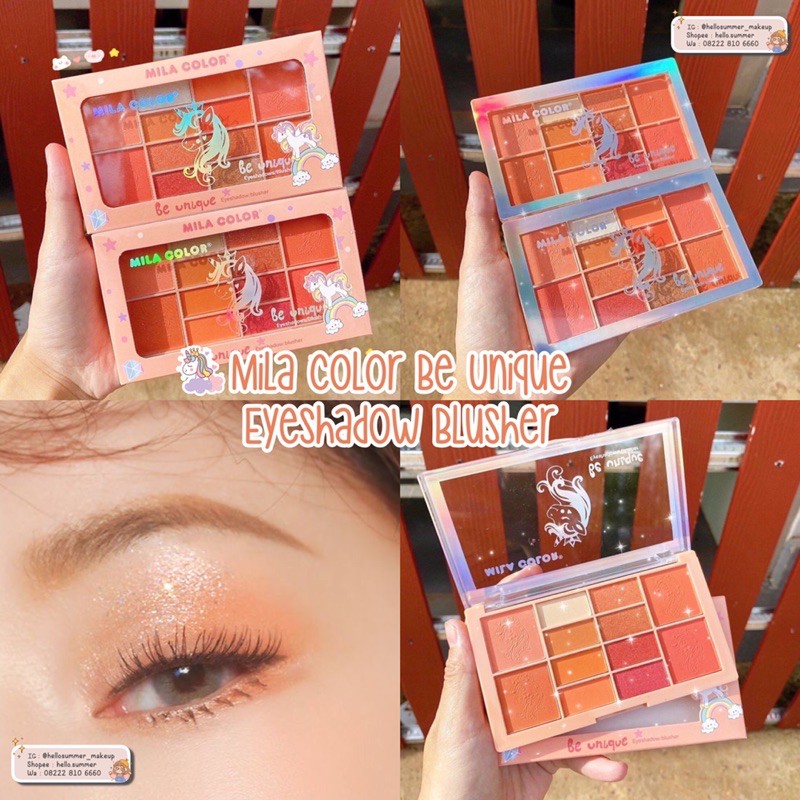 [ORI THAILAND] Mila Color Unicorn Be Unique Eyeshadow