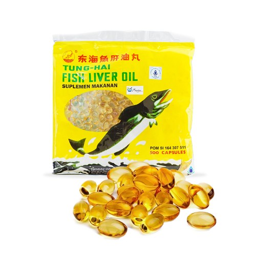 Minyak Ikan Untuk Hewan Kucing Anjing- Fish Oil Tung Hai - Vitamin Bulu Untuk Hewan Per Cup