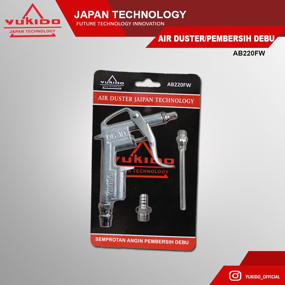 YUKIDO AIR DUSTER DG-10 COUPLER SEMPROTAN DEBU KOMPRESOR