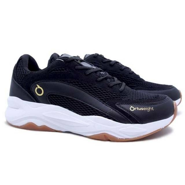 Sepatu Casual Ortuseight Abyssus - Black/Gold