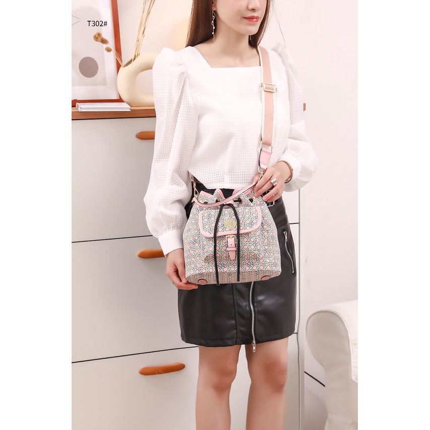 PR TB Printed Bucket Bag #T302