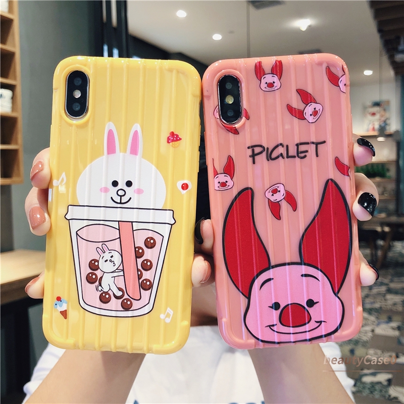 Soft Case Cover Belakang Motif Hewan    Lucu untuk VIVO Y50 Y12 Y30 V19