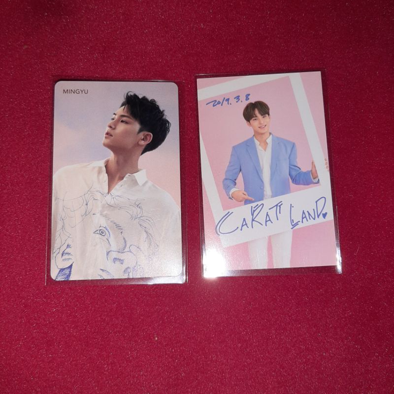 PC PHOTOCARD MINGYU SET FLFL CARATLAND SEVENTEEN