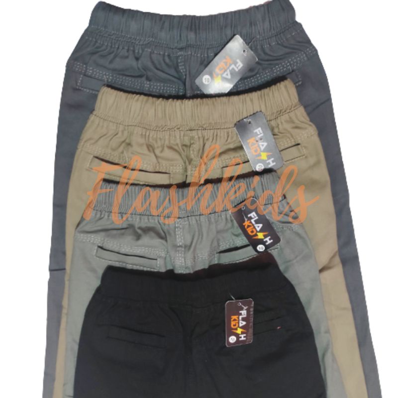 Flashkids Celana Chino Anak Panjang 1-15 Tahun Unisex Stretch