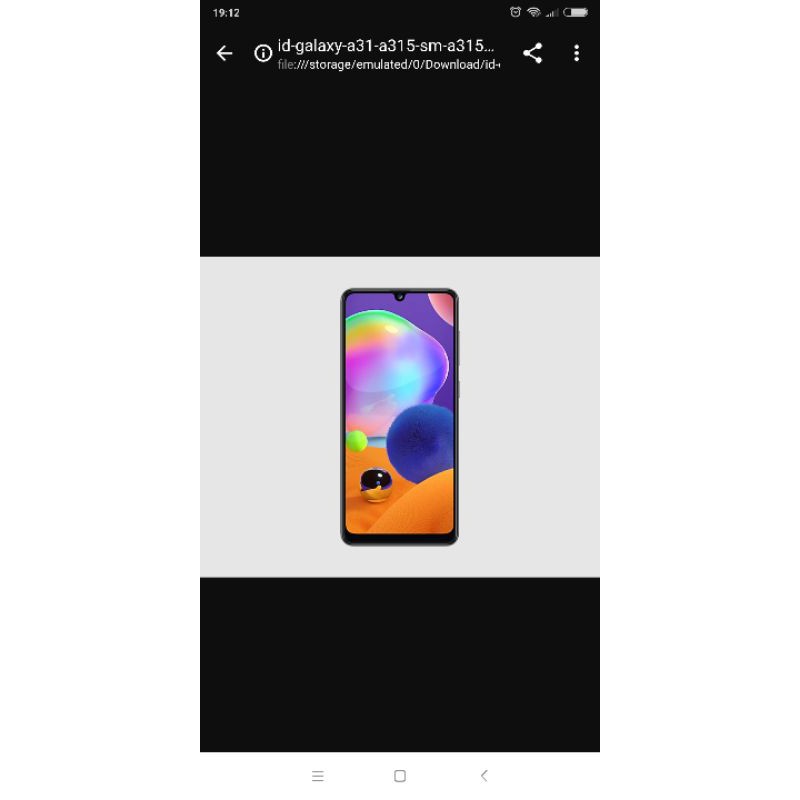 Samsung galaxy a31
