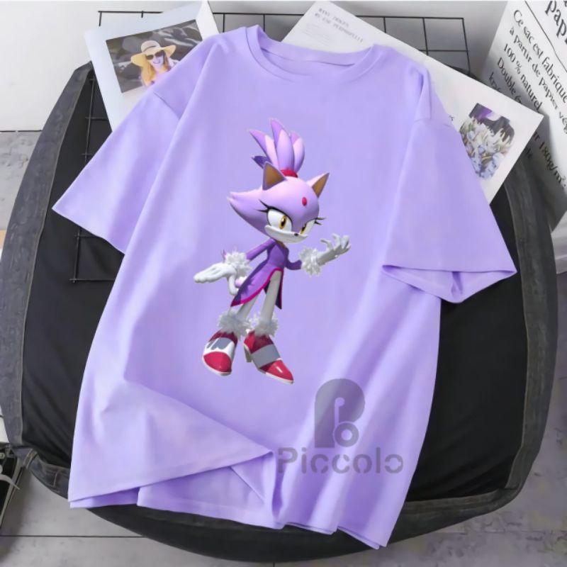 kaos anak Sonic terbaru 6 varian gambar (free nama)