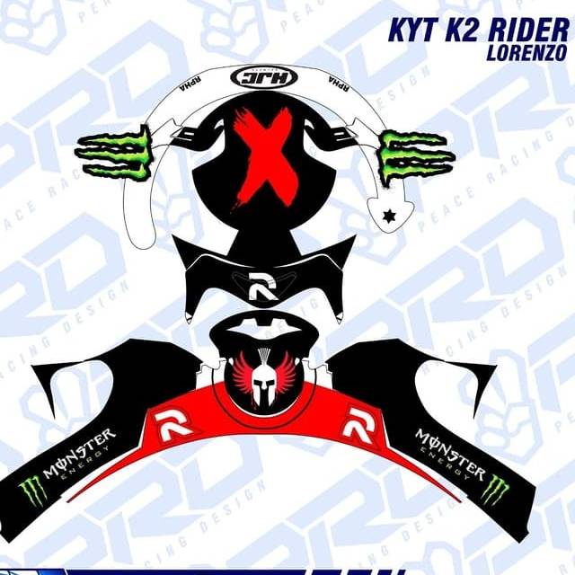 30+ Ide Stiker Helm Kyt K2 Rider