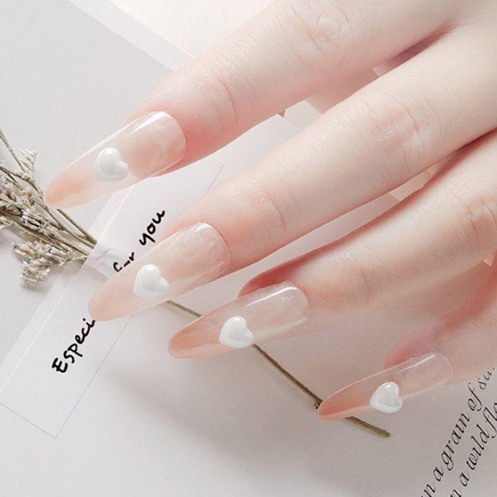 Mxbeauty Love Nail Art Perhiasan Gaya Jepang Love Fashion Bola Baja DIY Hiasan Kuku