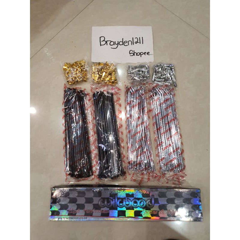 JARI JARI KLX SUPERMOTO/JARI JARI DTRACER SUPER MOTO/JARI2 KLX RING 17 HITAM WILWOOD/21x18 gold