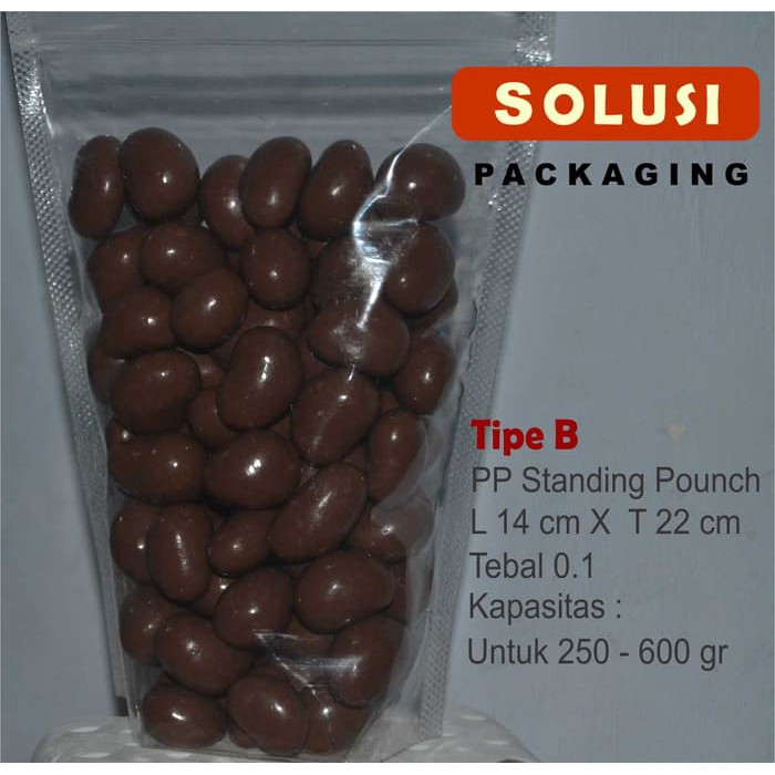 

KEMASAN PLASTIK STANDING POUNCH SEDANG TIPE B / PLASTIK KEMASAN / PACKAGING