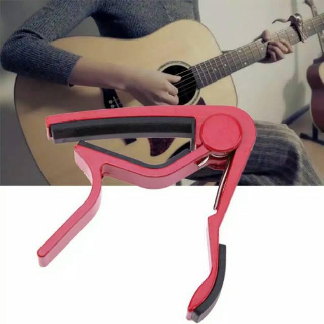 CAPO GITAR ORIGINAL LOGAM BAJA KUALITAS TERBAIK akustik elektrik ukulele