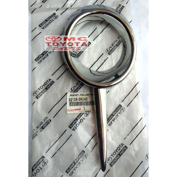 Garnish Cover Tutup Ring Fog Lamp Foglamp Kanan Fortuner 52125-0K240