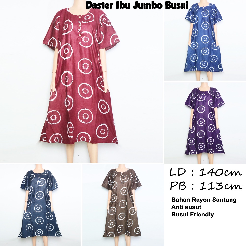 Daster Super JUMBO LD 140 Busui Friendly | Grosir Daster Kekinian Jumbo