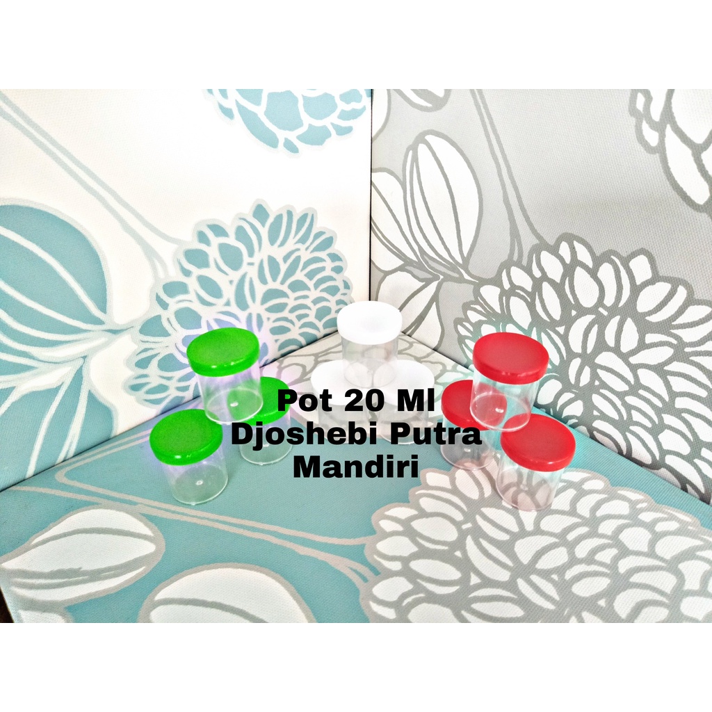 kemasan15-20 ml/pot 15-20ml, cc, gr /cup / wadah slime / wadah obat/ wadah kapsul/ wadah serbuk