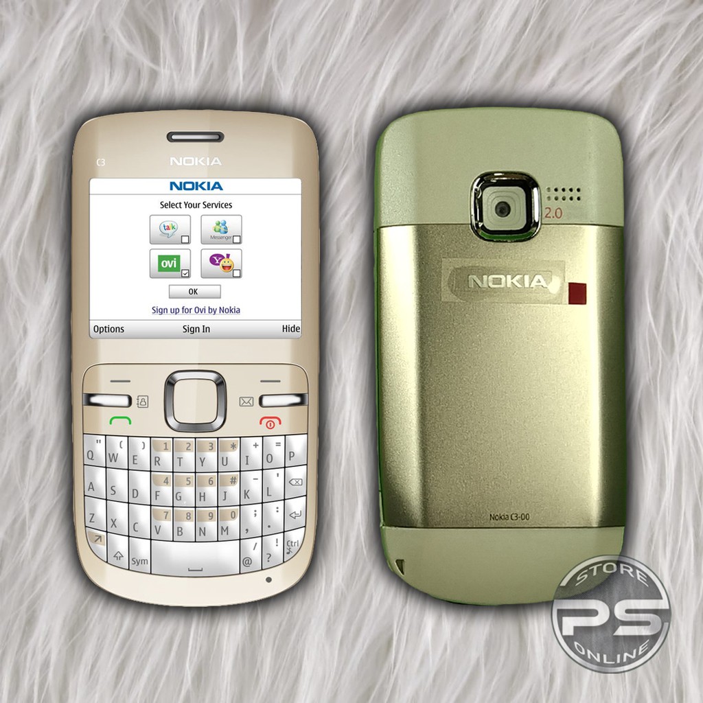 HP Nokia C3-00 - HP tombol QWERTY - HP dengan aplikasi Lengkap-1